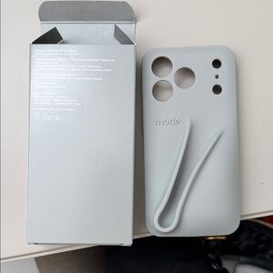 RHODE grey Lip Case for iPhone 17 pro
